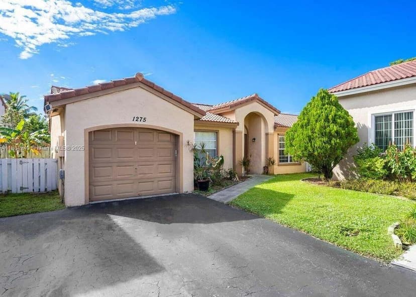 1275 NW 126TH ST, Sunrise FL 33323